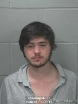 Mugshot of DUSTIN LOGAN GAGNON booked in Penobscot County, Maine on August 4, 2026