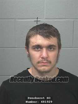 Mugshot of Ryan A Cote booked in Penobscot County, Maine on August 20, 2026