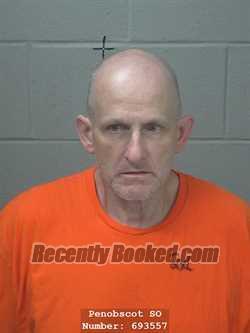 Booking photo from Penobscot County, Maine