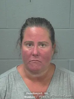 Mugshot of JESSICA LYNN CHARRIER booked in Penobscot County, Maine on July 16, 2026