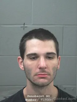 Mugshot of Ethan Andrew Cilley booked in Penobscot County, Maine on September 6, 2026