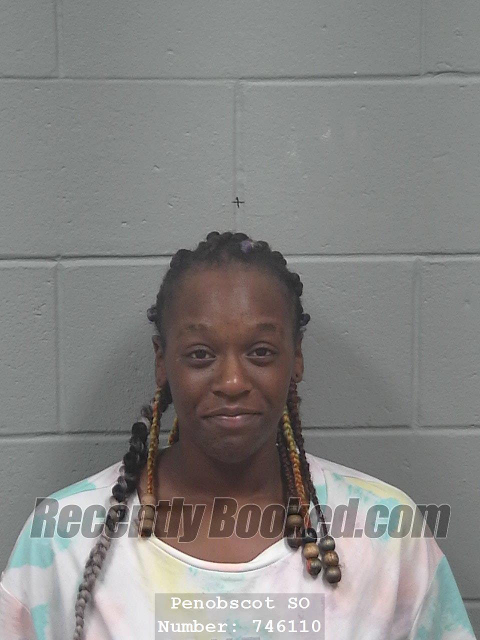 Booking photo from Penobscot County, Maine