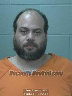Booking photo from Penobscot County, Maine