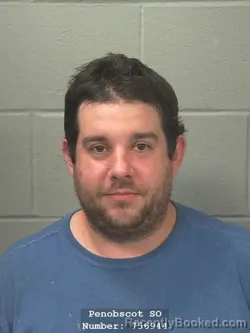 Mugshot of Jacob Charles Spink booked in Penobscot County, Maine on August 22, 2026