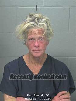 Booking photo from Penobscot County, Maine