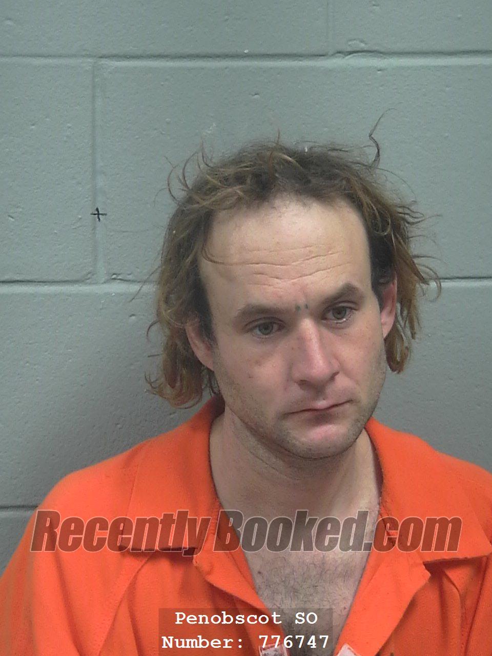 Booking photo from Penobscot County, Maine