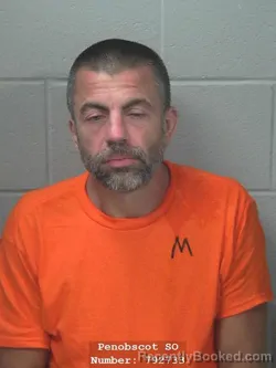 Mugshot of AARON LEIGH DAGGETT booked in Penobscot County, Maine on July 5, 2026