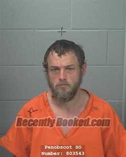 Booking photo from Penobscot County, Maine