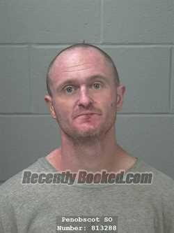Booking photo from Penobscot County, Maine