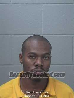 Booking photo from Penobscot County, Maine