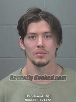 Booking photo from Penobscot County, Maine