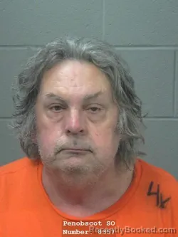 Mugshot of David Boris Kingsbury booked in Penobscot County, Maine on July 29, 2026