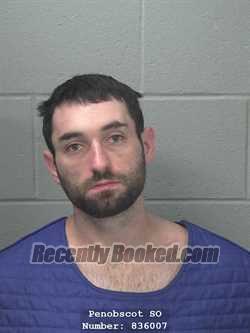 Booking photo from Penobscot County, Maine
