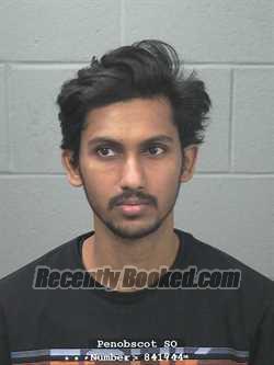 Booking photo from Penobscot County, Maine