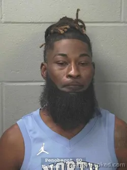 Mugshot of Aantoine Riapielle Beard booked in Penobscot County, Maine on August 30, 2026