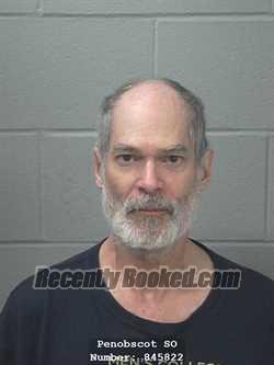 Booking photo from Penobscot County, Maine