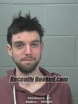 Booking photo from Penobscot County, Maine