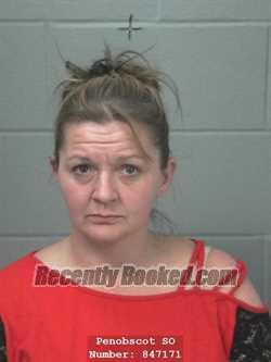 Booking photo from Penobscot County, Maine