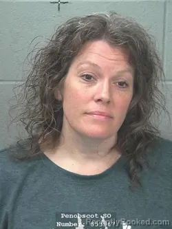 Mugshot of EMILY LOVE booked in Penobscot County, Maine on July 11, 2026