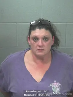 Mugshot of JENNIFER ANNE KEISER booked in Penobscot County, Maine on April 1, 2026