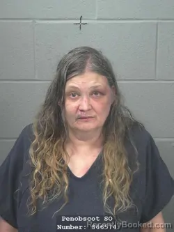 Mugshot of Darlene Henrich booked in Penobscot County, Maine on August 17, 2026