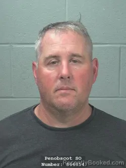 Mugshot of Jason A Cramer booked in Penobscot County, Maine on August 23, 2026