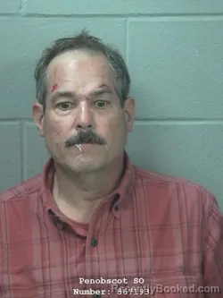 Mugshot of Jeffrey Scott Wazenegger booked in Penobscot County, Maine on August 29, 2026