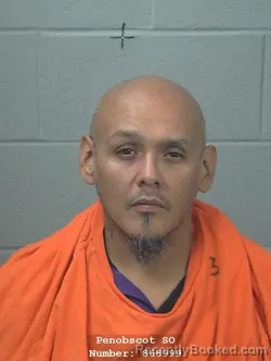 Mugshot of Santiago Garcia Ruiz booked in Penobscot County, Maine on October 3, 2026