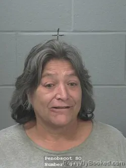Mugshot of Rae Marie Phillips booked in Penobscot County, Maine on August 25, 2026