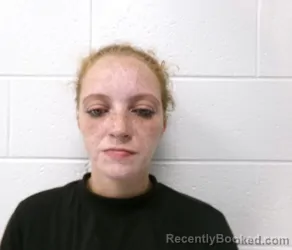 Mugshot of Ashlie Nicole Rhodes booked in Allegany County, Maryland on August 27, 2026