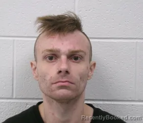 Mugshot of Nicolas Aaron Davies booked in Allegany County, Maryland on August 31, 2026