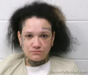 Mugshot of Bailey Nicole Powell booked in Allegany County, Maryland on October 6, 2026
