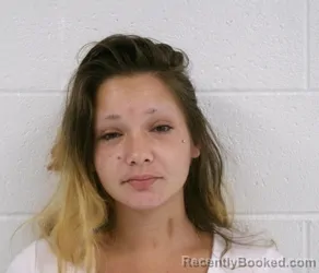 Mugshot of Sydni Rene Radcliffe booked in Allegany County, Maryland on August 13, 2026