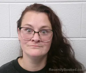 Mugshot of Brandy Lee-Marie Snowden booked in Allegany County, Maryland on October 12, 2026