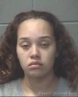 Mugshot of Alexia Marie Batchelor booked in Onslow County, North Carolina on October 11, 2026