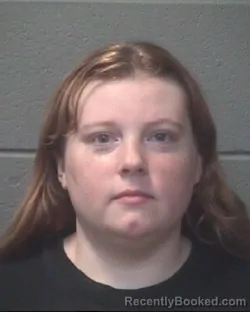 Mugshot of Kaylee Marie Hutton booked in Onslow County, North Carolina on August 24, 2026