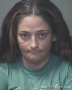 Mugshot of Ashley Diane Armstrong booked in Onslow County, North Carolina on October 15, 2026