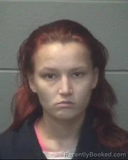 Mugshot of Alexis Ann Underwood booked in Onslow County, North Carolina on August 20, 2026