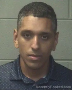 Mugshot of Moises Isaac Rodriguez booked in Onslow County, North Carolina on August 6, 2026