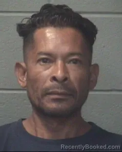 Mugshot of Jose Cruz Hernandez booked in Onslow County, North Carolina on August 9, 2026