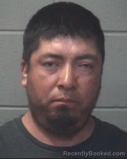 Mugshot of Leinor Eduvin Zacarias Ortiz booked in Onslow County, North Carolina on August 10, 2026