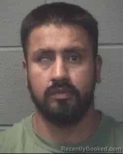 Mugshot of Alvarez Alan Heil Gonzales booked in Onslow County, North Carolina on September 10, 2026