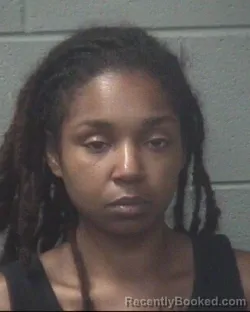 Mugshot of Alexandria Joanna Lena Humes booked in Onslow County, North Carolina on October 3, 2026