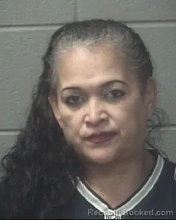 Mugshot of Sandra Henhawk booked in Onslow County, North Carolina on October 14, 2026