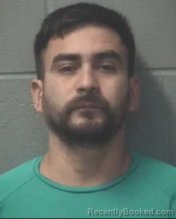 Mugshot of Luis Enrique Garcia Medina booked in Onslow County, North Carolina on October 25, 2026