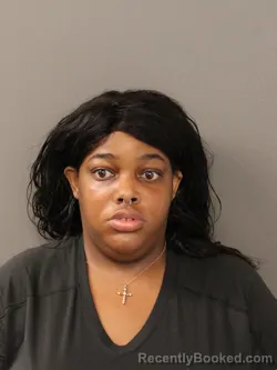 Mugshot of Tashay Myeshia Courtney booked in St Marys County, Maryland on September 1, 2026