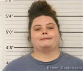 Mugshot of BROOKE HANNAH THOMPSON booked in Pamlico County, North Carolina on March 27, 2026