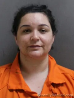 Mugshot of GINGER MARIE FELICIANO booked in Pasquotank County, North Carolina on July 24, 2026