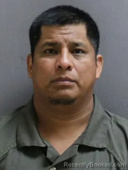 Mugshot of Amilcar Eulises Roblero Lopez booked in Pasquotank County, North Carolina on August 21, 2026