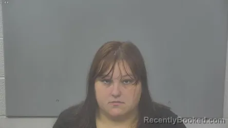 Mugshot of Amethyst Helene Mann booked in Alpena County, Michigan on October 8, 2026